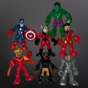 Playskool Heroes Marvel Super Hero Adventure Figure Nick Fury Ultraman Hulk B21